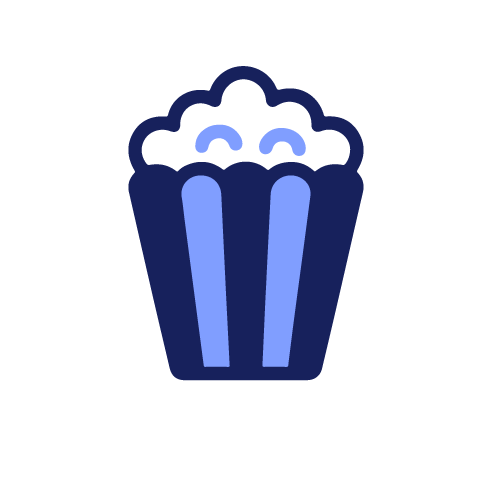 icon of popcorn